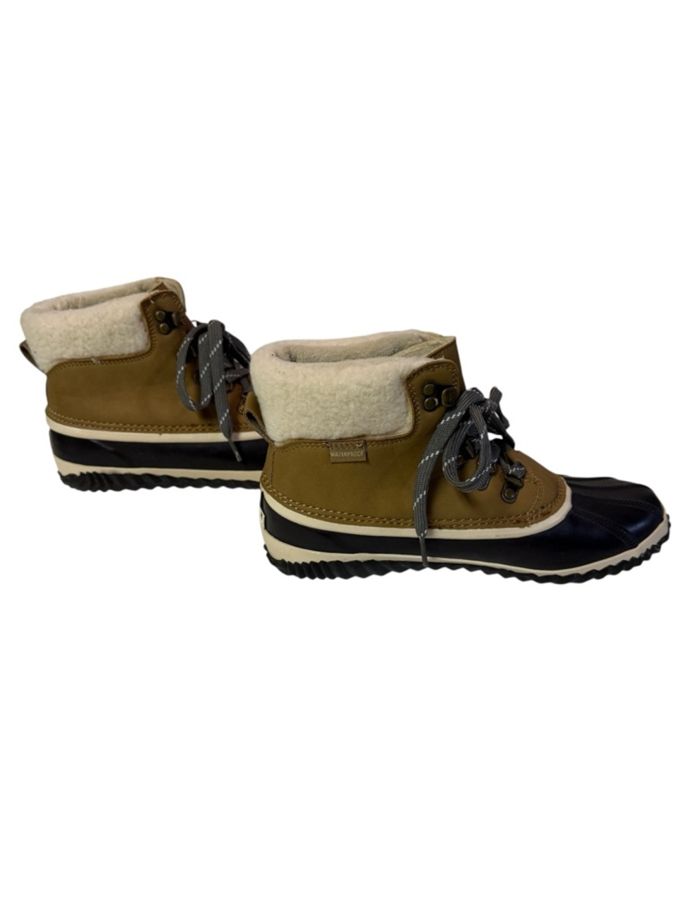 JBU by Jambu “Alison” Waterproof Duck Boots, Tan/Black. Women’s Size 9. NWT. - Picture 2 of 8